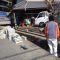 伊賀市腰山のブロック塀改修工事の現場に来ています。